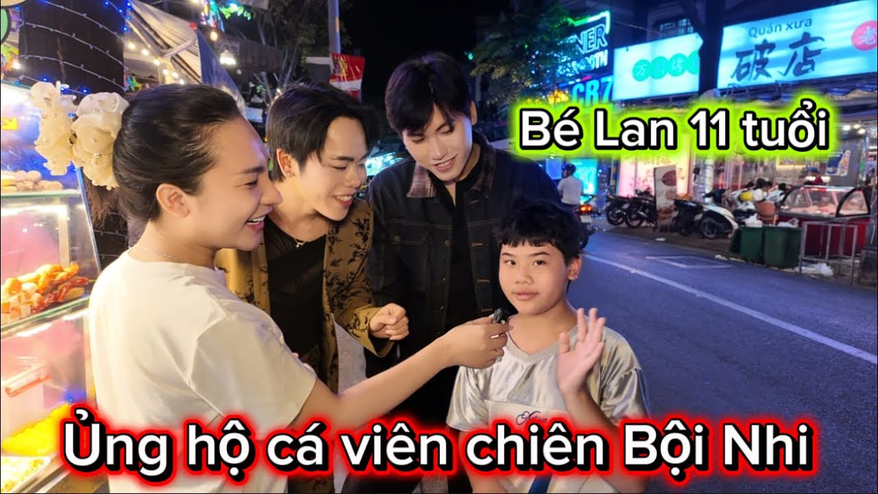 Chị em Gánh Hát Lô Tô Hương Nam ra Alo Quán ủng hộ cá viên chiên Bội Nhi