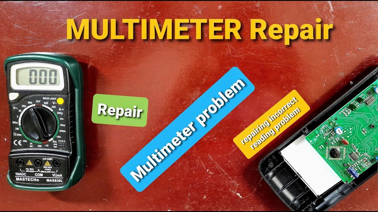 Multimeter repair | Incorrect reading in multimeter - repair