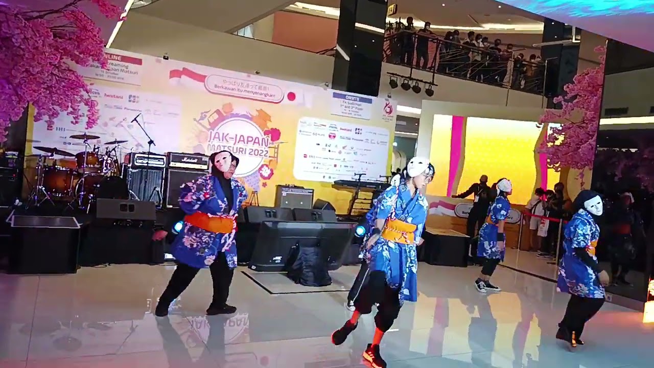 ソーラン節 Soran Bushi よさこい Yosakoi SMA 42 JAKARTA ( JakJapan Matsuri 2022 ) FX Sudirman