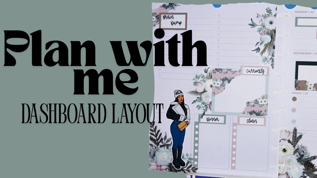 PLAN WITH ME/ FAVORITE LAYOUT/ DASHBOARD LAYOUT 