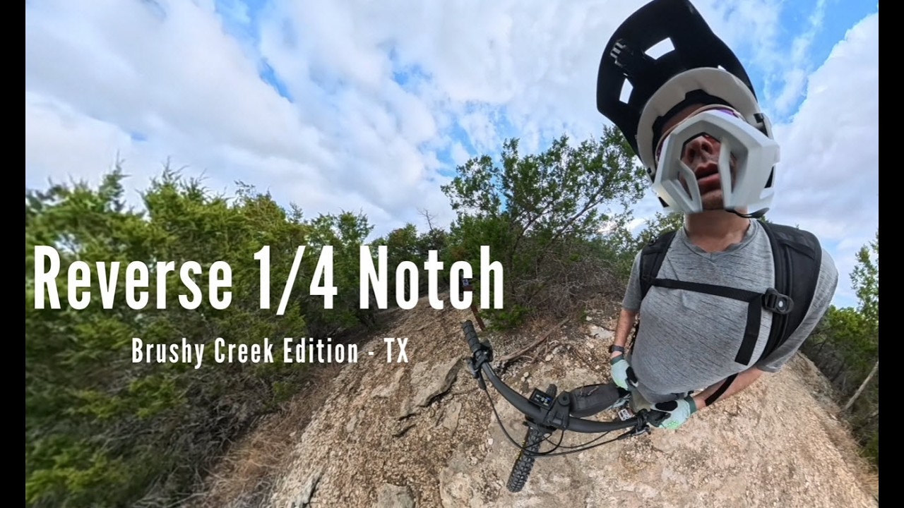 Central TX - Brushy Creek  - Reverse Qtr Notch #mtb #mountainbike #mtblife #mountainbiking