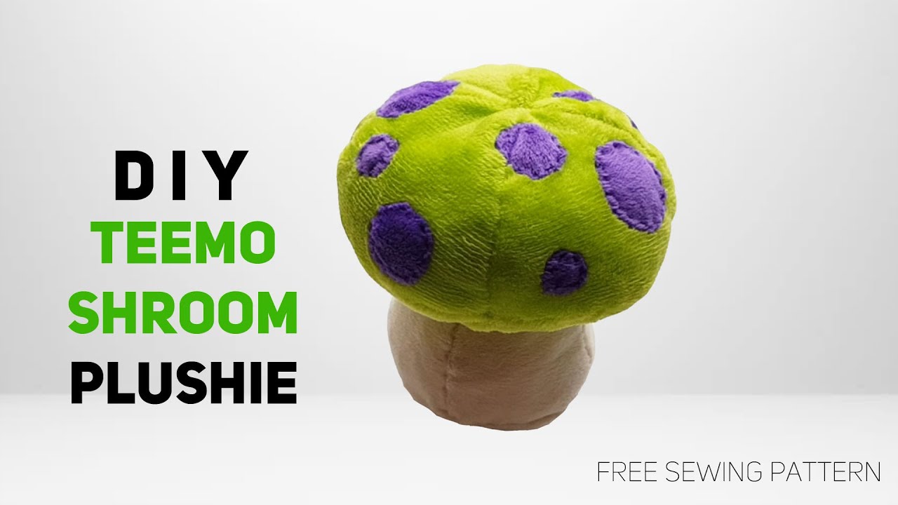How to Make a Teemo Mushroom Plushie [Free Pattern]