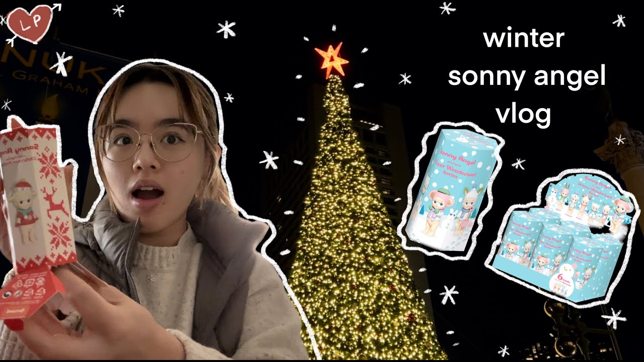 winter sonny angel unboxing vlog! (winter wonderland, christmas series)
