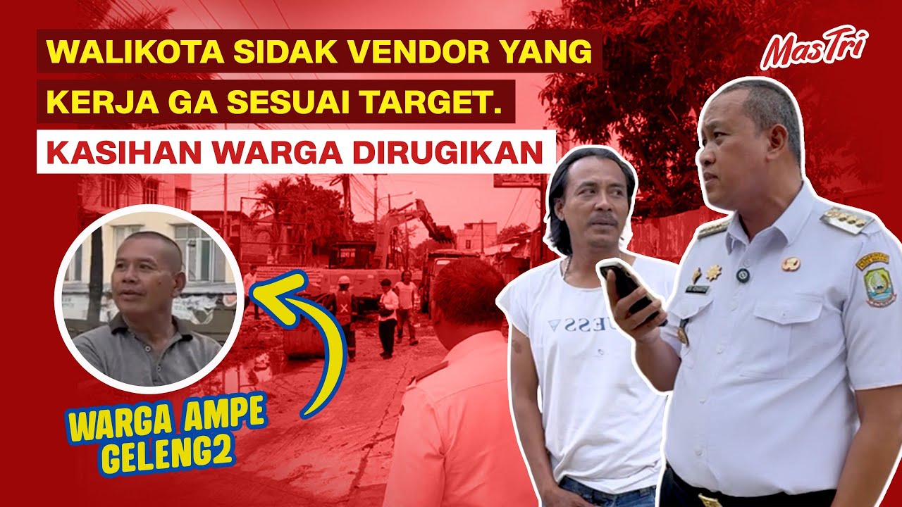 Walikota Bekasi Sidak Pekerjaan Drainase di Mustikajaya yang Dinilai Lambat! #mastriadhianto