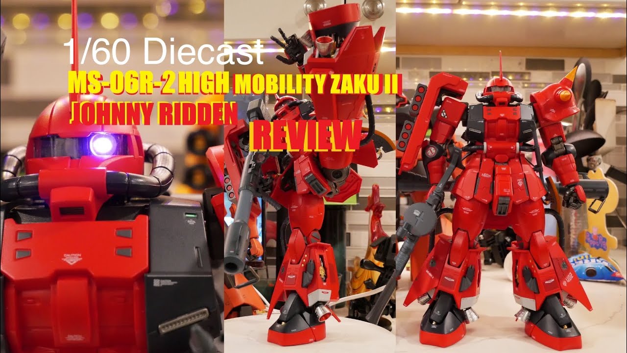 Металлическая фигурка Johnny Ridden High Mobility Zaku II в масштабе 1/60