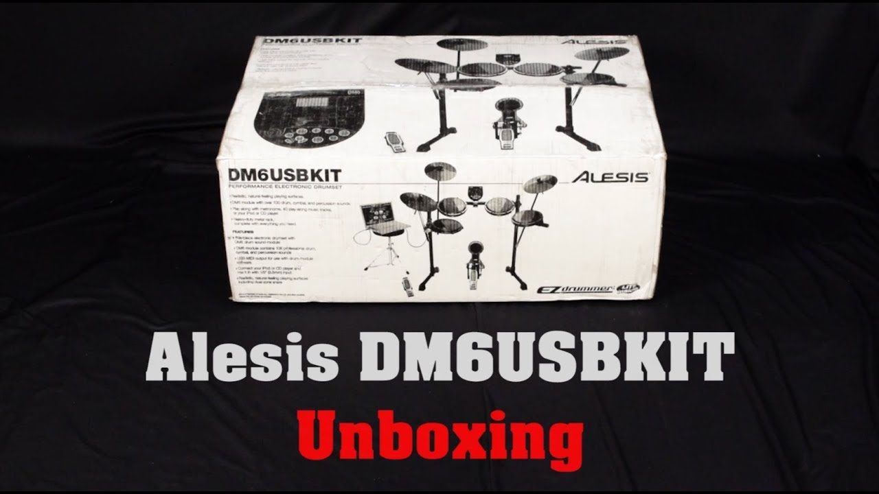 Alesis DM6USBKIT Electric Drum Unboxing & Assembling