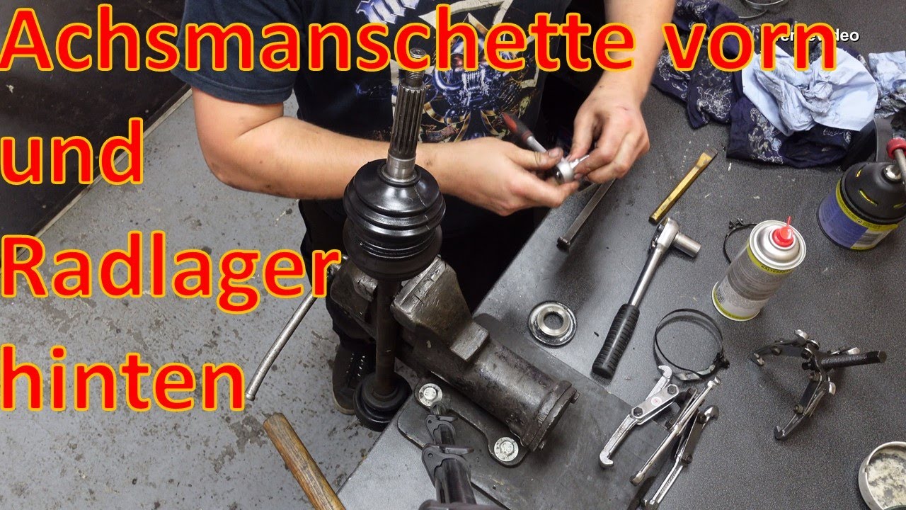 #12 Tausch der Achsmanschette vorn und Radlager hinten  - Wartburg 353 DeLuxe