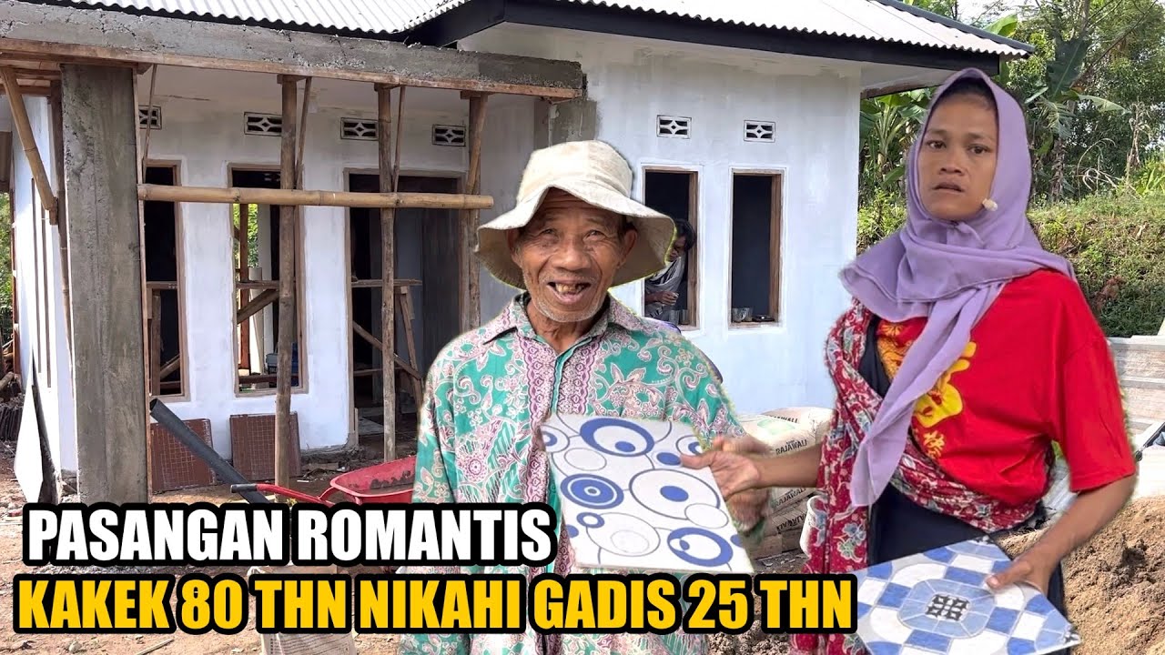 REVIEW TERKINI BEDAH RUMAH MEWAH MEGAH MILIK PASANGAN PENGANTIN BEDA USIA MULAI PEMASANGAN KERAMIK