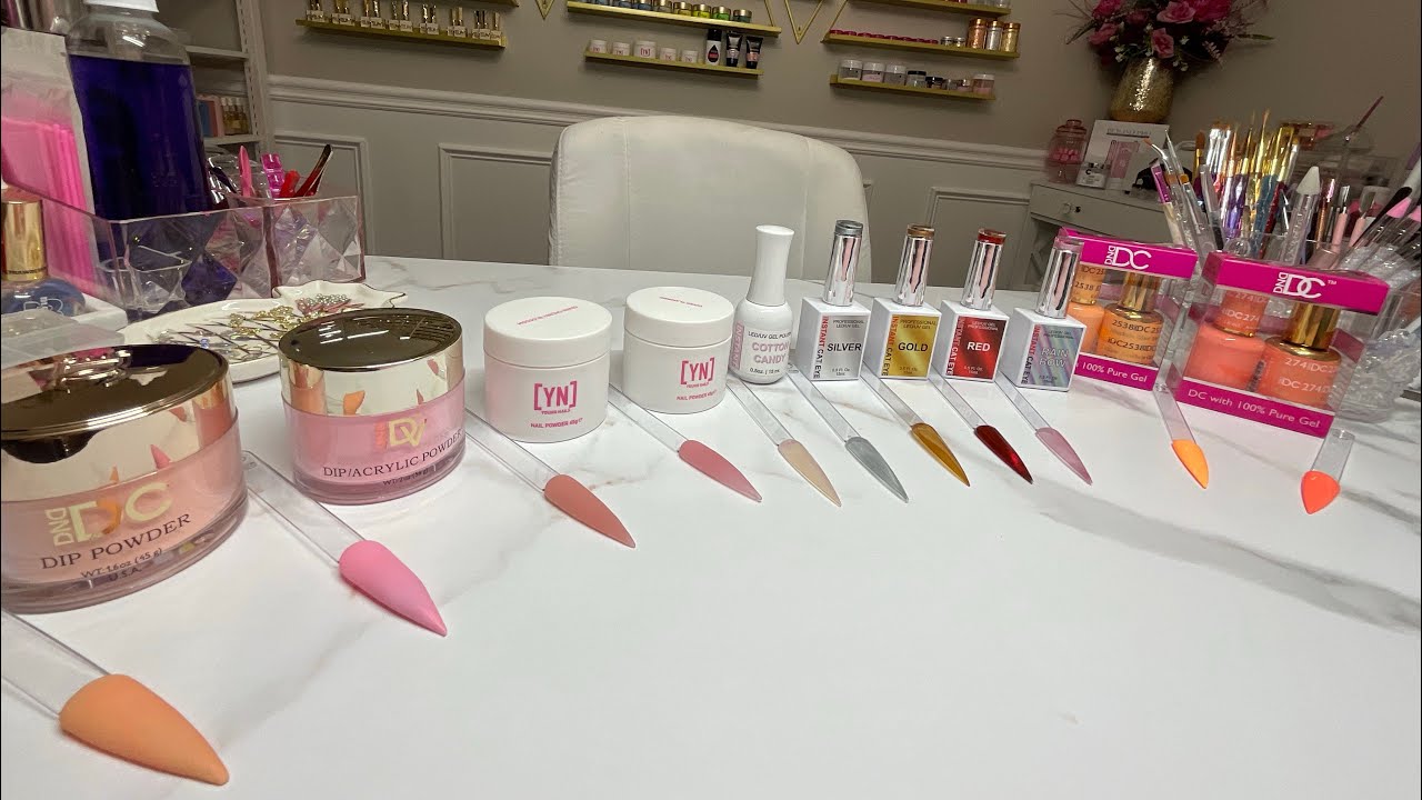 Swatch these Gels & Polishes with me | Young Nails | DND | Instant 
