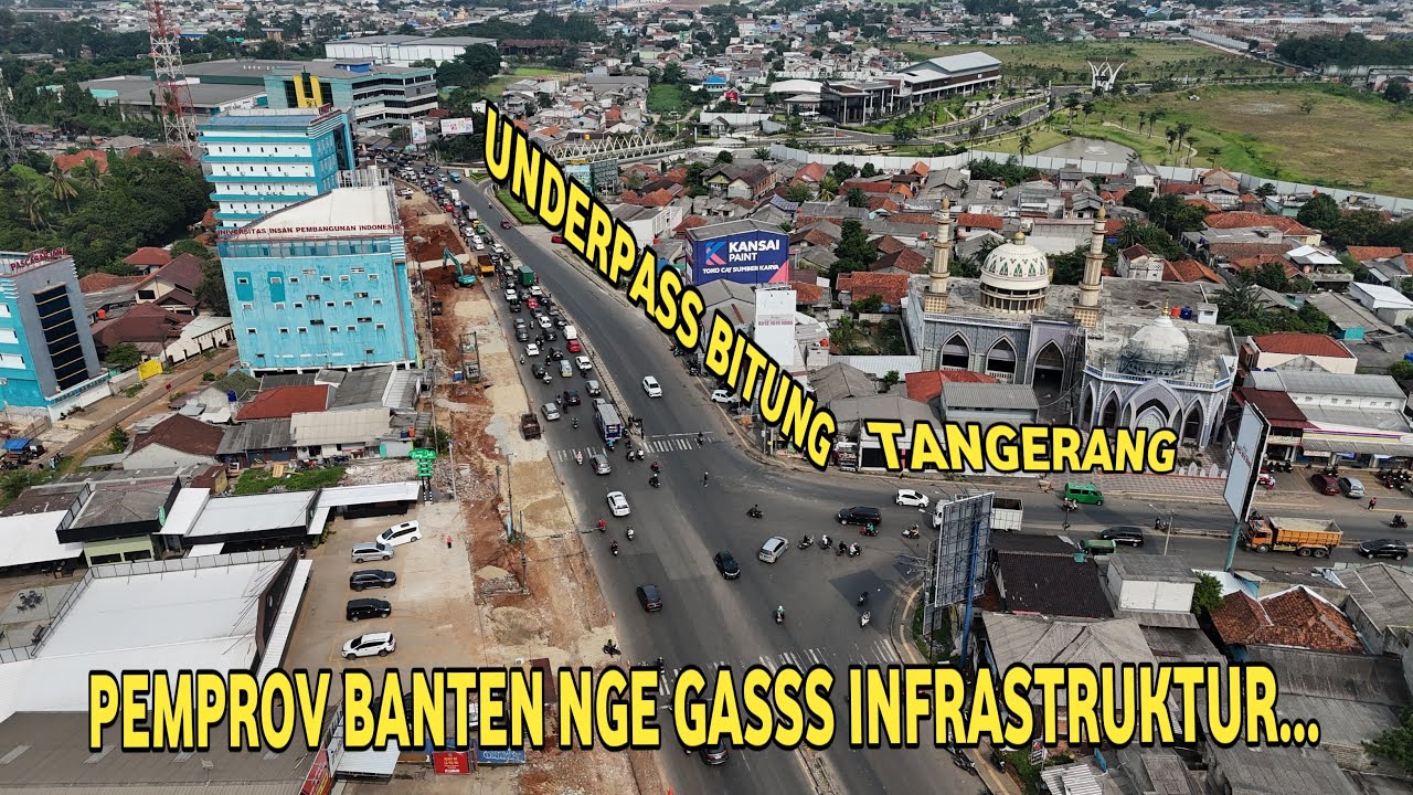 MANTEP PROYEK UNDERPASS BITUNG TANGERANG SUDAH DI MULAI, UPDATE UNDERPASS BITUNG 11 DESEMBER 2025