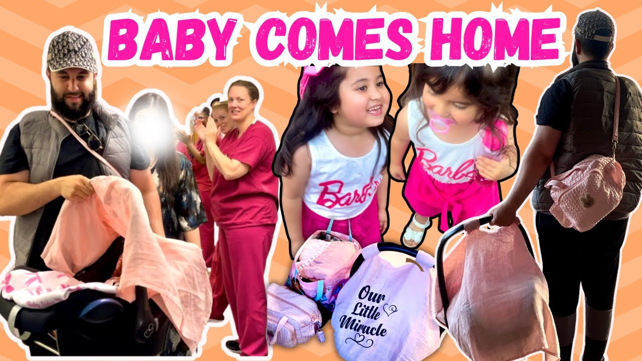 Welcome Home Baby Girl 🎊 Her Sisters Emotional Reaction 🥲♥️