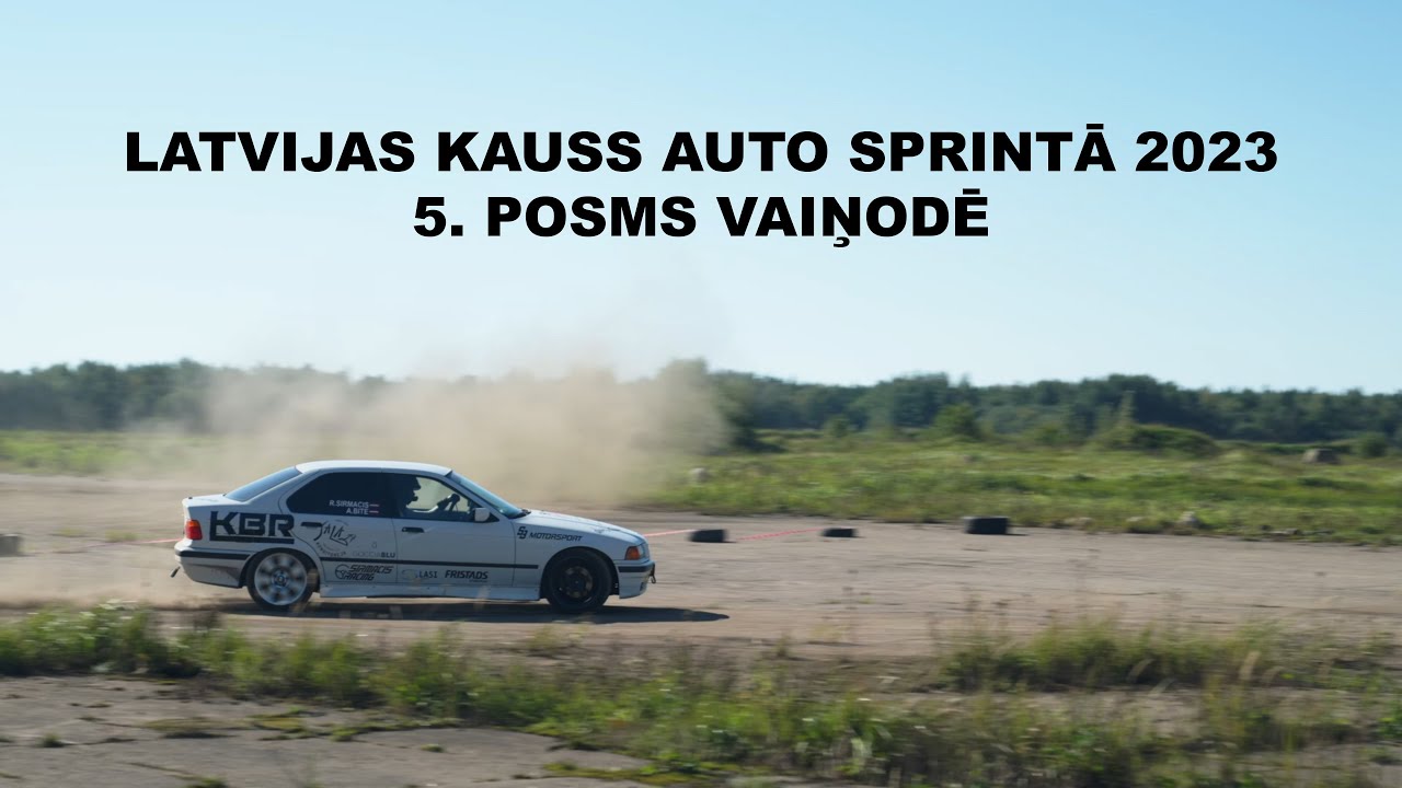 Latvijas Kauss Auto Sprintā 2023 5. Posms Vaiņodē