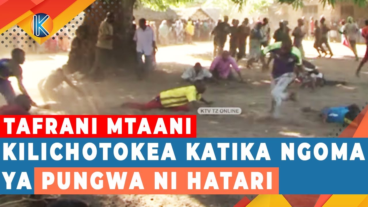 KILICHOTOKEA KATIKA NGOMA YA PUNGWA NI HATARI | WATU WACHAGAWA HADHARANI