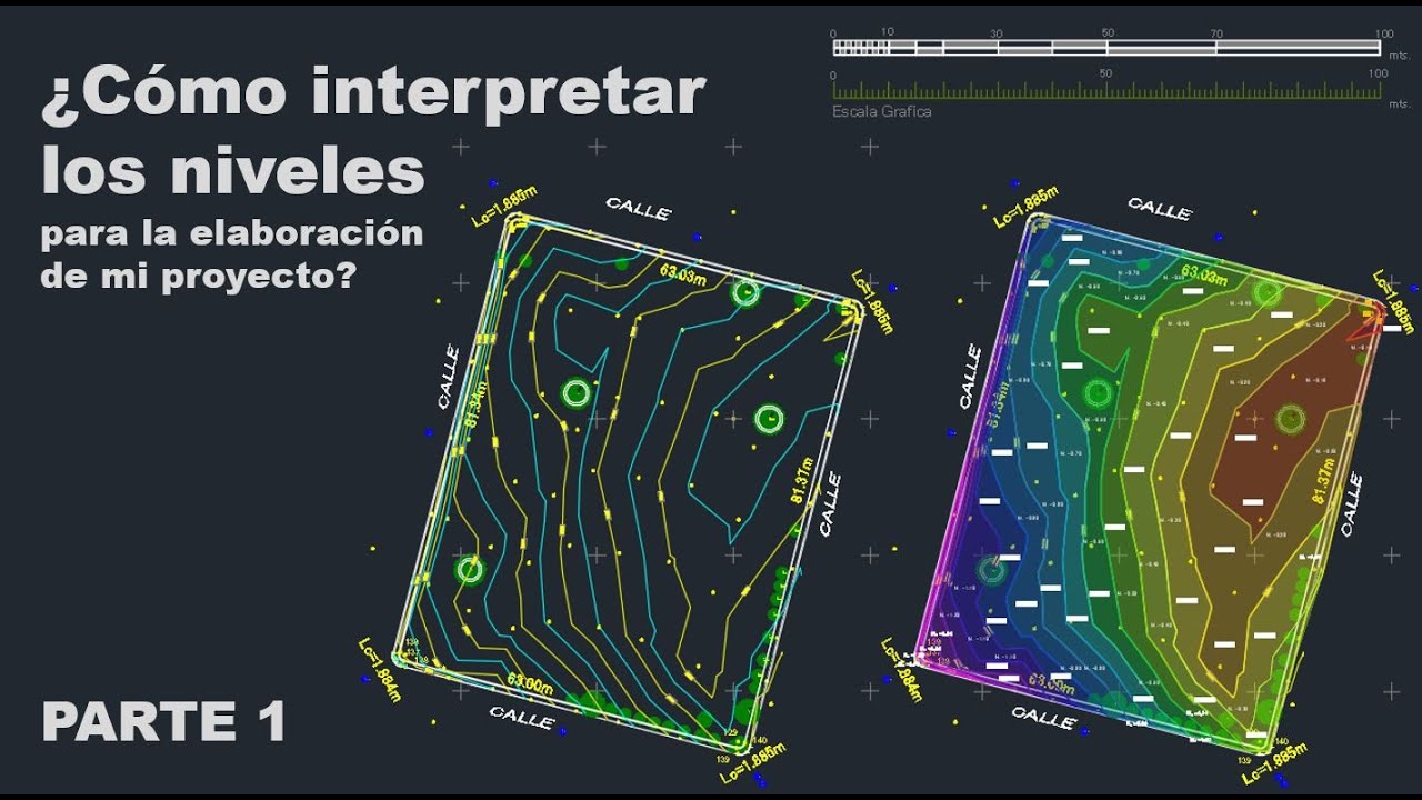 ¿Cómo interpretar un plano topográfico y las curvas de nivel?  | Parte 1
