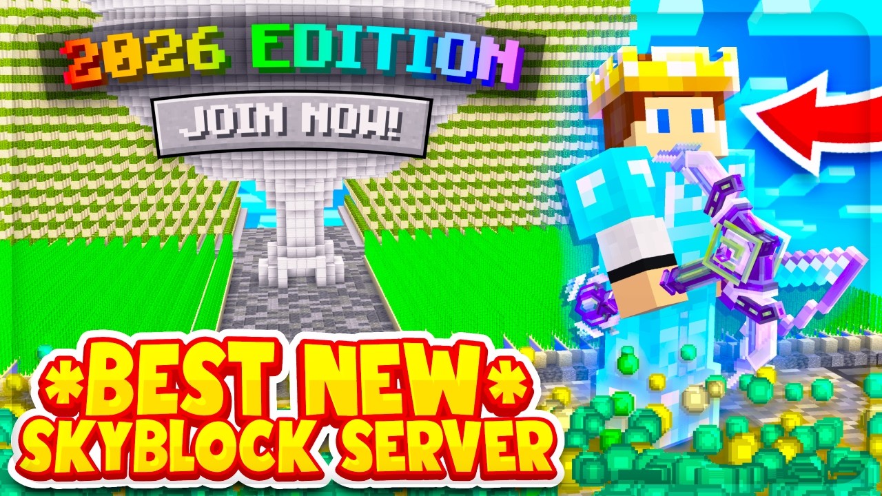Я НАШЁЛ ЛУЧШИЙ НОВЫЙ СЕРВЕР SKYBLOCK НА 2026 ГОД...