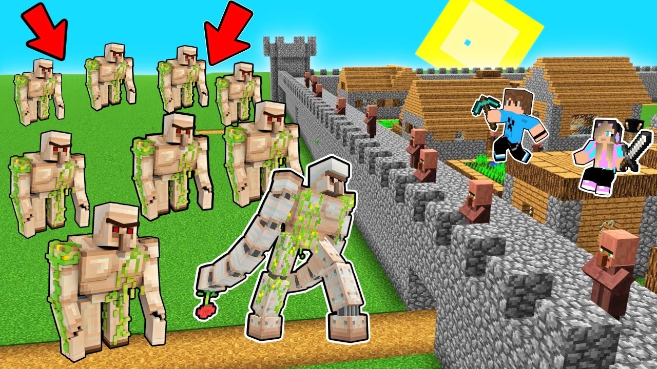 ΓΙΑΤΙ ΟΙ GOLEMS ΕΠΙΤΕΘΗΚΑΝ ΣΤΟ VILLAGE ΣΤΟ MINECRAFT