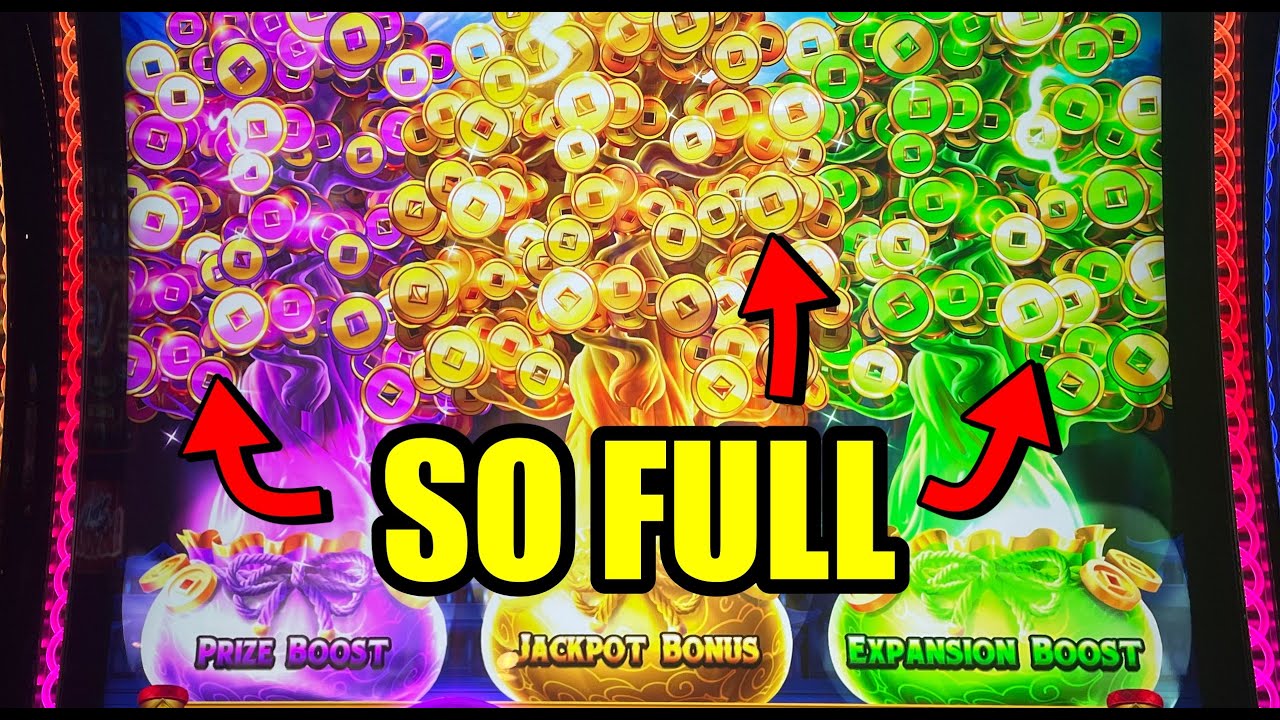 The trees on Dragon Trio got *SO FULL* I had to keep playing (HIGH LIMIT)
