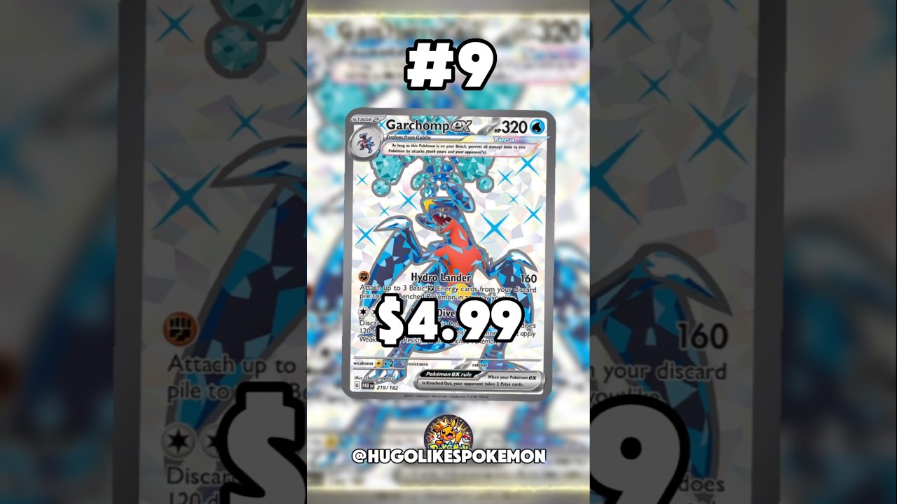 Top 10 (GARCHOMP EX) Pokemon Cards! #pokemon #pokemoncards #garchomp