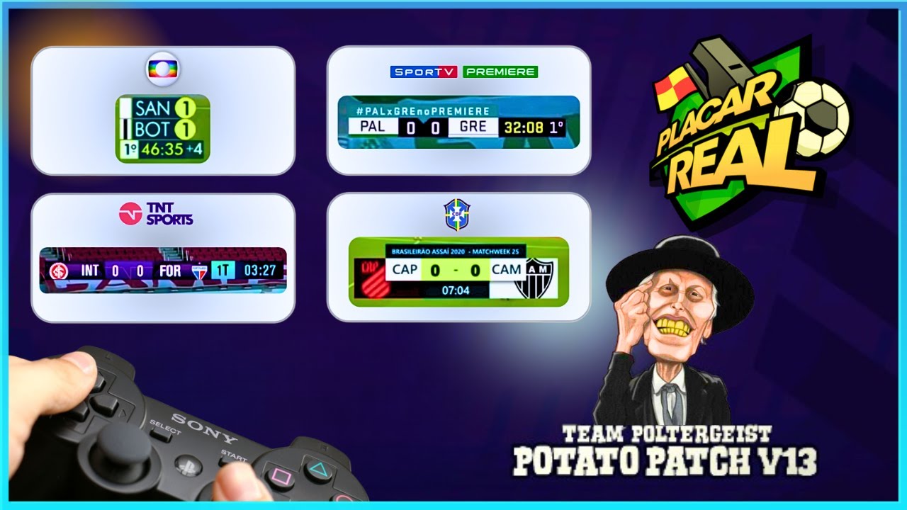 ⚽️POTATO PATCH V 13 PLACARES  ATUALIZADOS BLUS / BLES