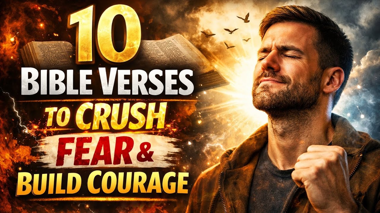Feeling Afraid? These 10 Bible Verses Will Give You Courage!
