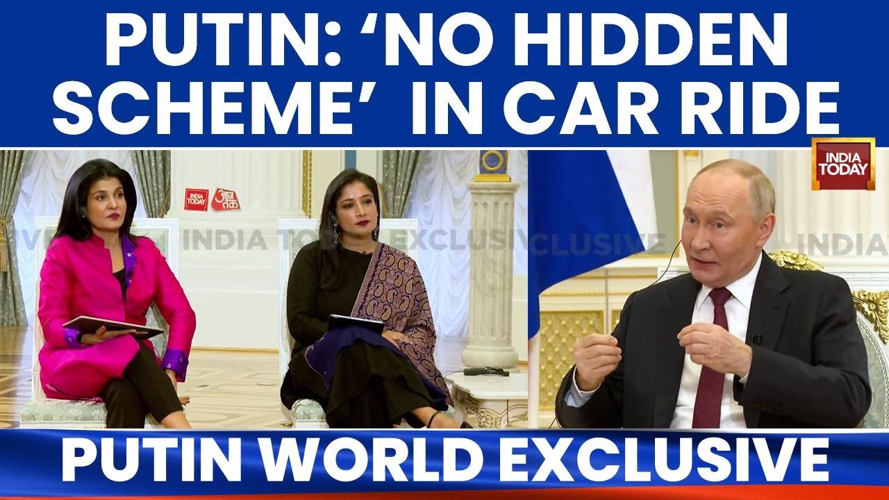 'We Climbed Into The Car Like Old Friends': Vladimir Putin On Car Ride With PM Modi | India Today