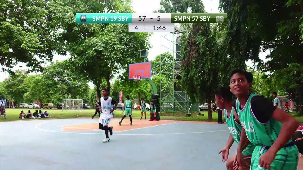 Pertandingan SMPN 19 SBY vs SMPN 57 SBY | Live Stream AJSC Basket Putra 2026
