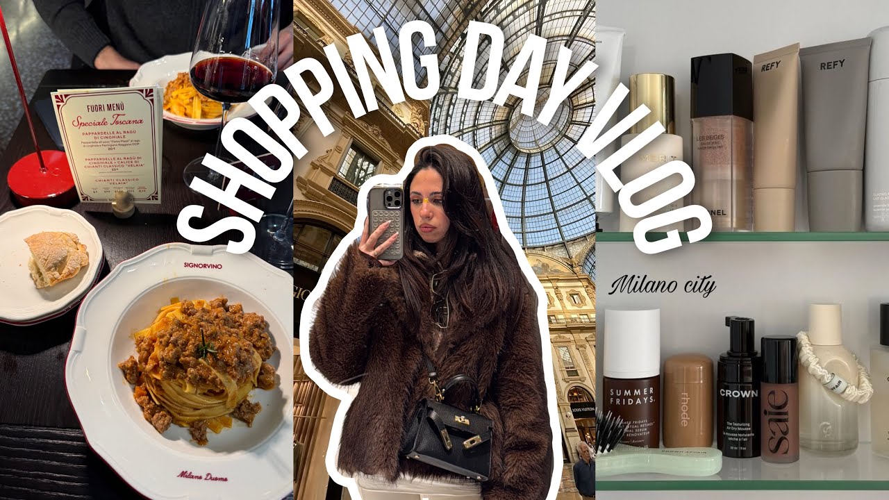 SHOPPING VLOG ☕️🛍️ milano, acquistini saldi e beauty 