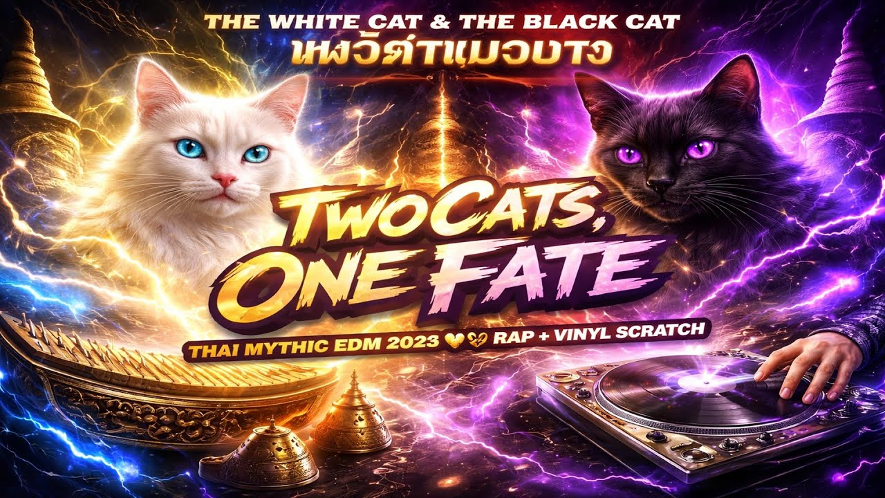 The White Cat & The Black Cat (แมวดำแมวขาว) — “TWO CATS, ONE FATE” | Thai Mythic EDM 2026