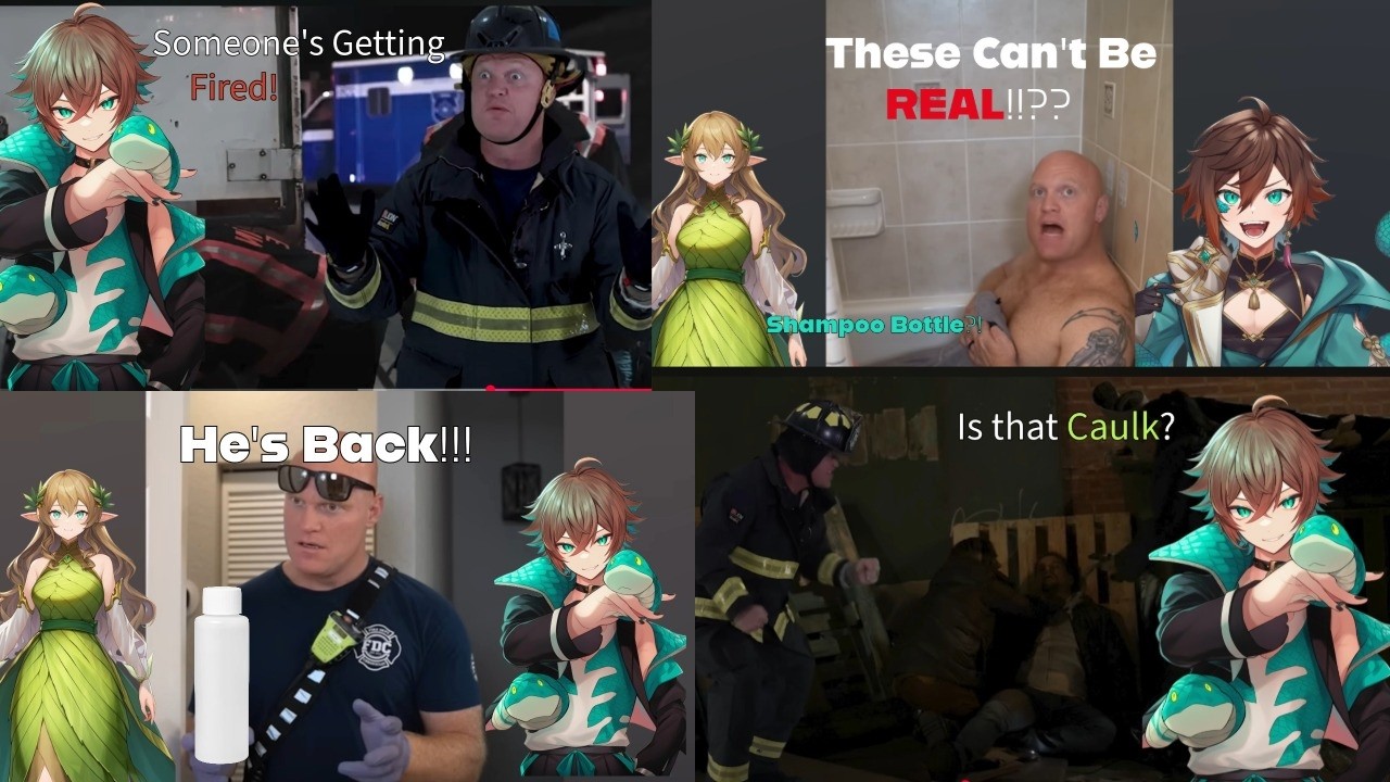 Vtuber makes Medical Professionals react to Fire Department Chronicles Compilation