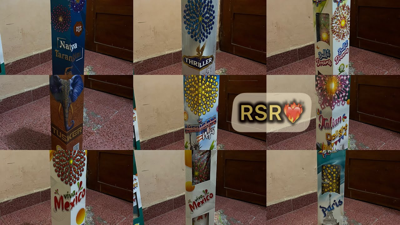 RSR Fireworks Sky shots #diwali2025 #diwali #pyro #patakhe #pataka #fataka #pattasu #padakkam #song