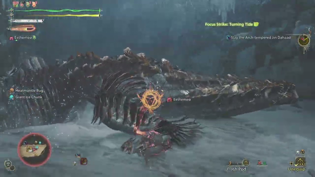 Monster Hunter Wilds_The Cold Path To Oblivion_Arch Tempered Jin Dahaad_Free Challange A Rank_Solo