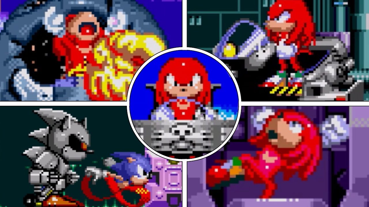 All Knuckles Bosses (No Damage) Good Future