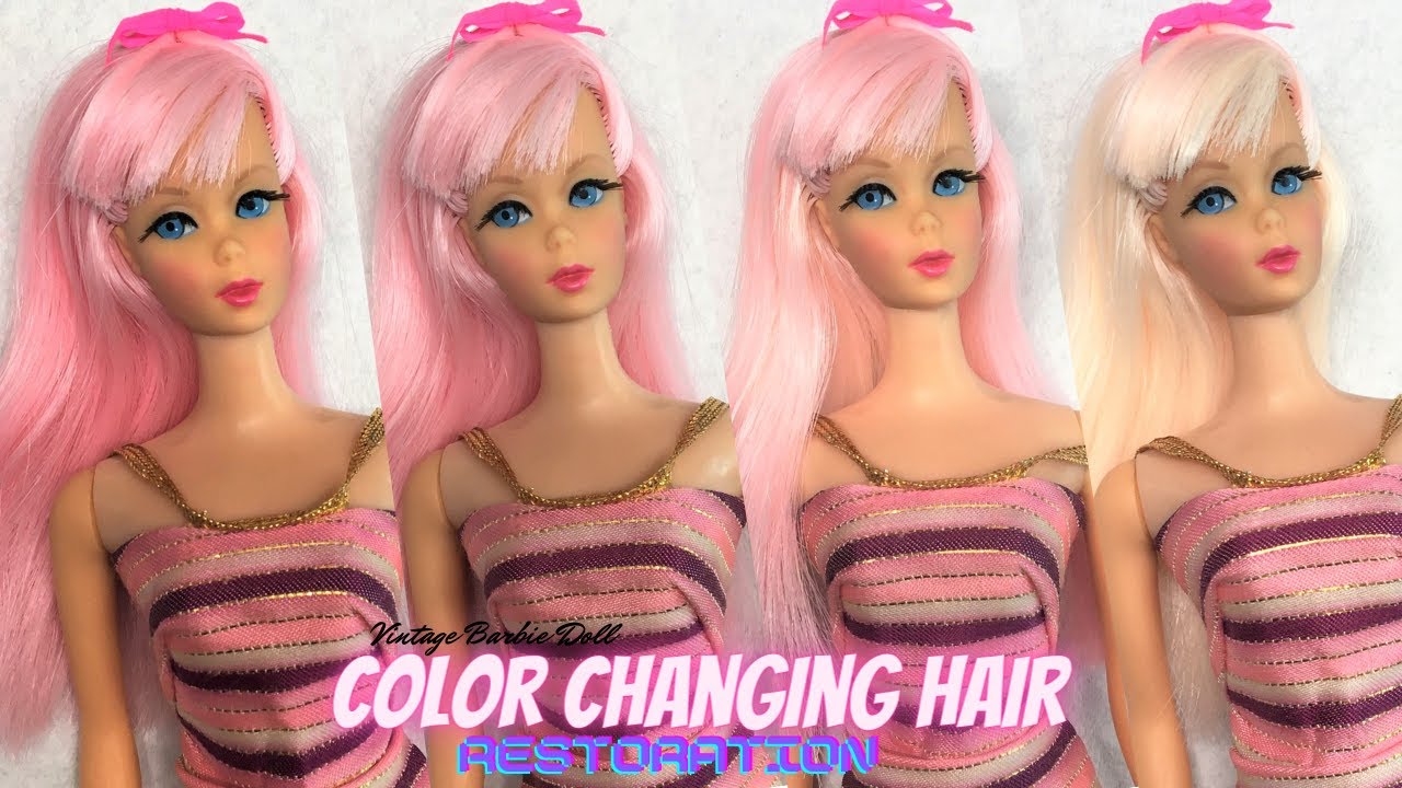 Vintage Barbie Restore Doll Restoration Restore Reroot Repaint How to DIY