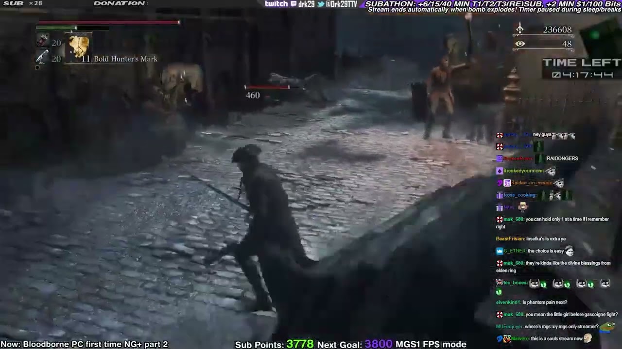 Fatman's uncapped bomb-a-thon: Bloodborne NG+ (Part 2) (1/24/26) (stream goes boom)