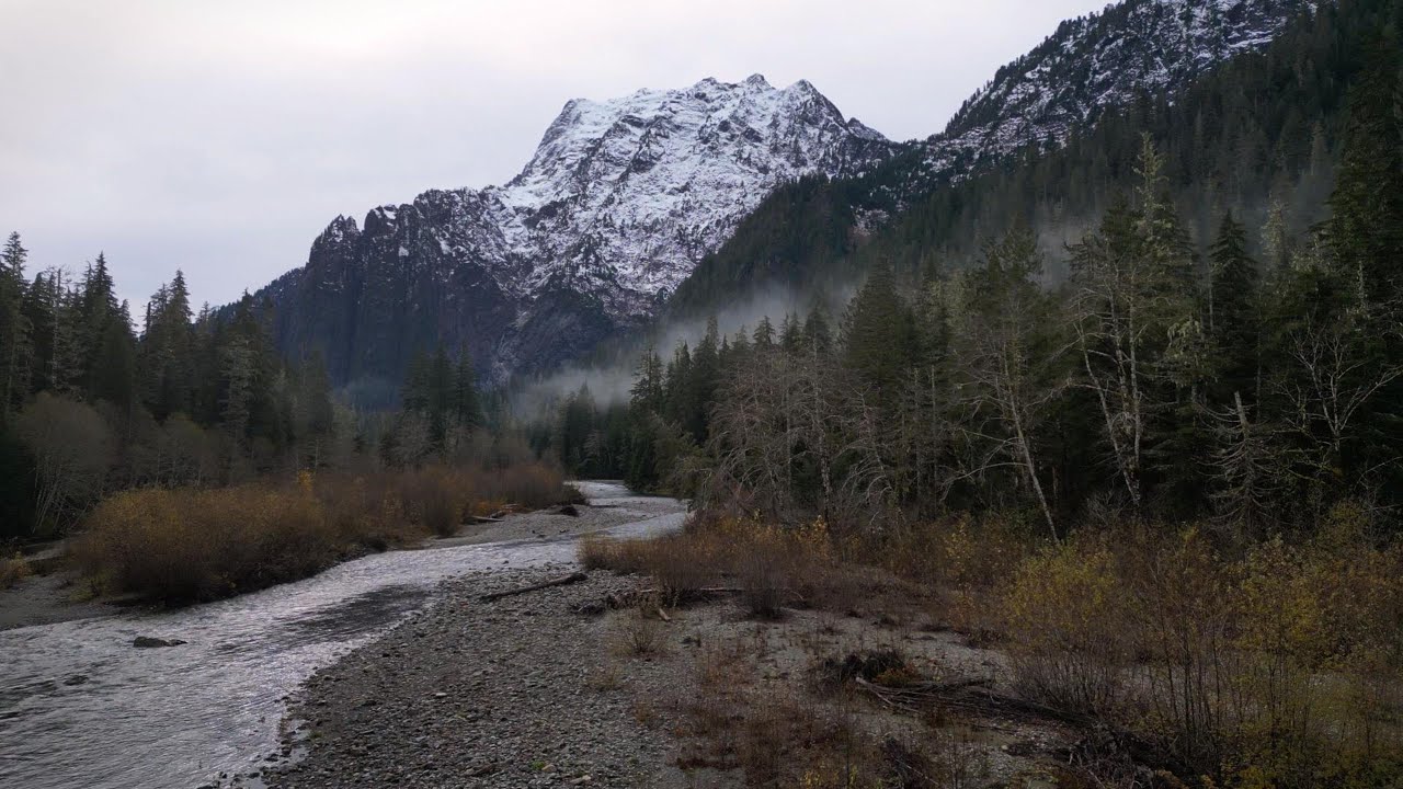 Autumn Scenes Along Washington's Mountain Loop Highway