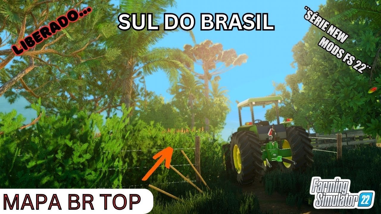 🛑Apresentando Mods Liberado Mapa Sul do Brasil para PC/MAC||#suldobrasilfs22 #southbrazilianmapfs22