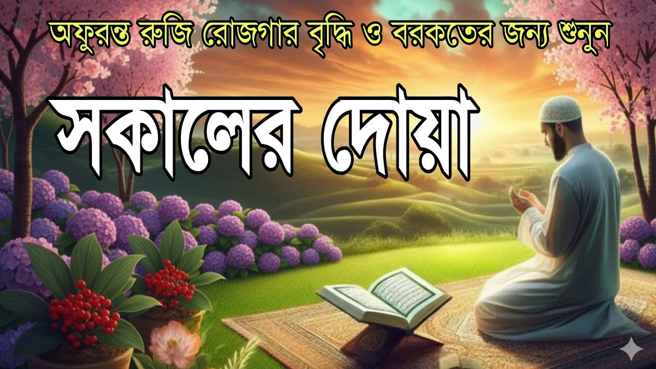সকালটা শুরু হোক হৃদয় শীতল করা বরকতময় আয়াত দিয়ে। সকালের দোয়া ও জিকির । Morning Dua Full by Alaa Aqel