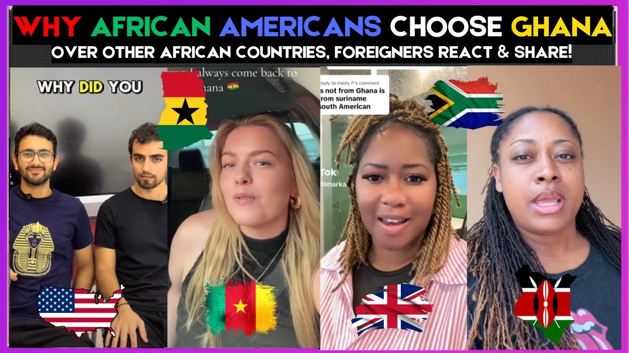 🇬🇭🇺🇸 WHY AFRICAN AMERICANS CHOOSE GHANA OVER OTHER AFRICAN COUNTRIES, FOREIGNERS REACT | Kamma Dyn