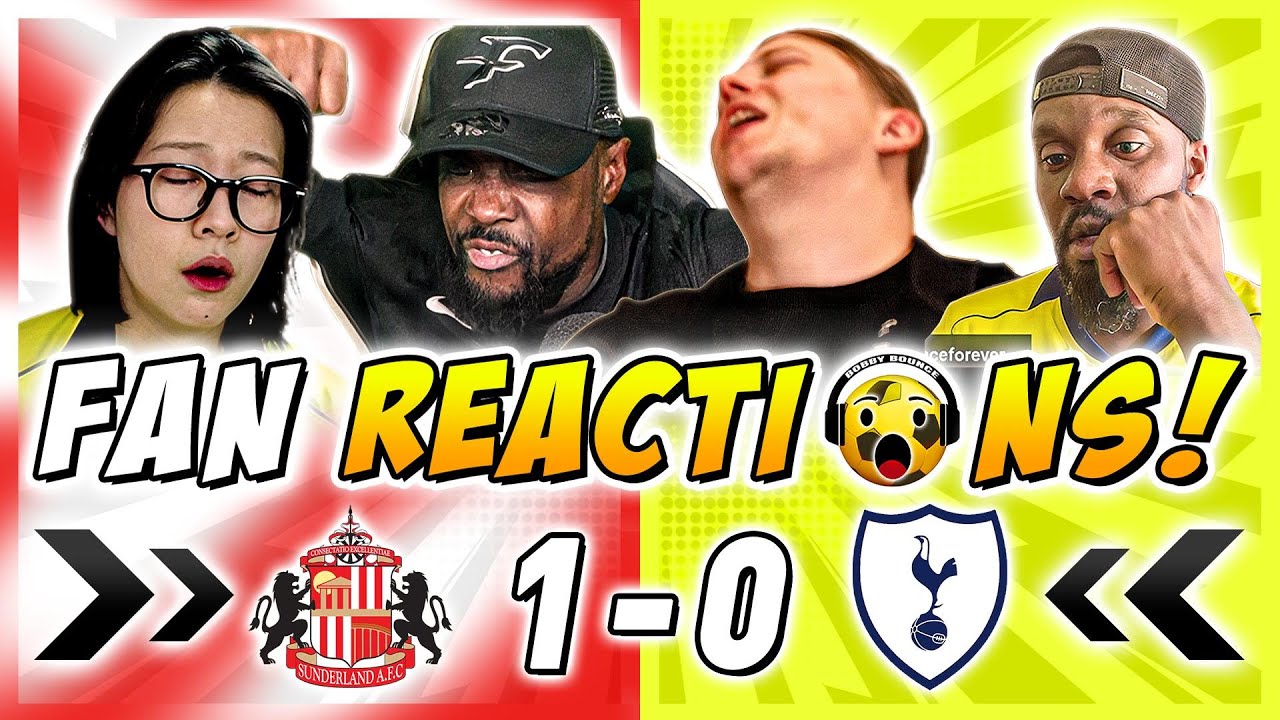 Spurs Fans DEPRESSED 😬 Reactions to Sunderland 1-0 Tottenham | Premier League Fan Reactions