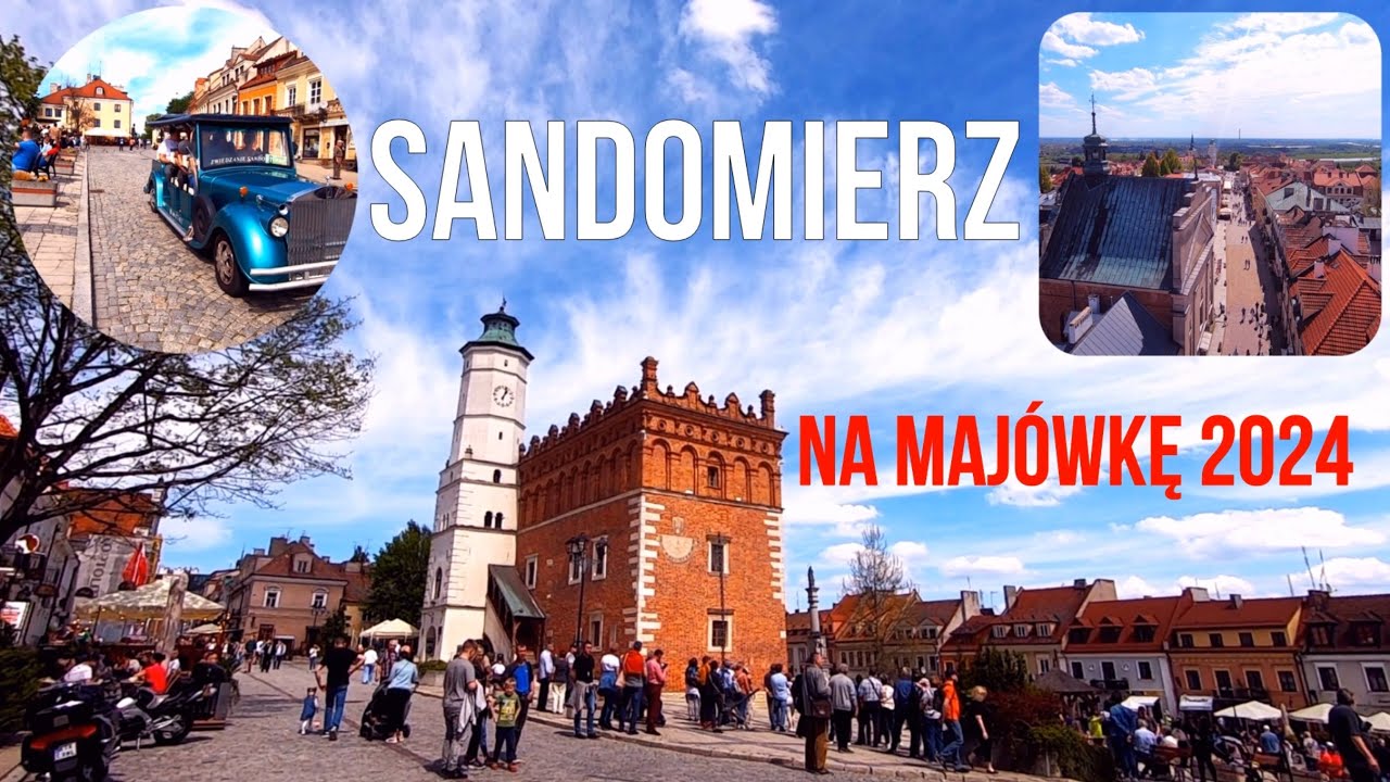 🇵🇱 Sandomierz | Majówka 2024 | Stare Miasto | Brama Opatowska z panoramą na okolice