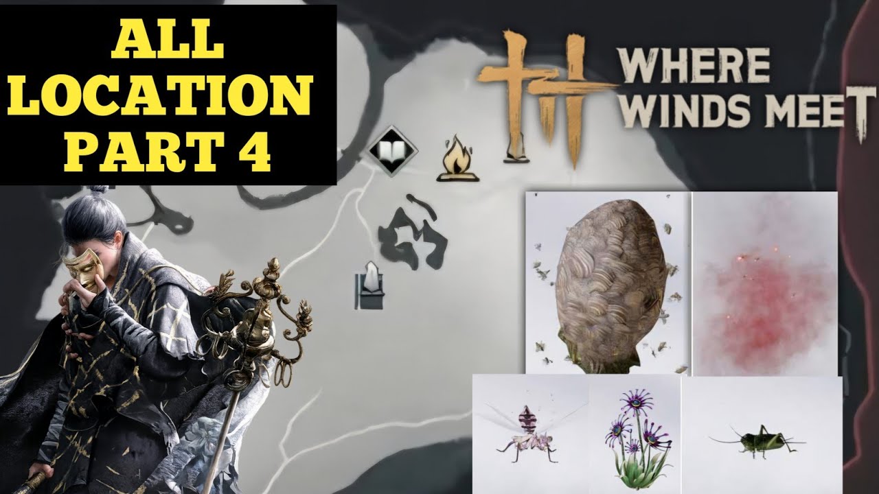 All Oddities Location in Where Wind Meet Part 4 #WhereWindMeet #viralvideo #wherewindmeet 