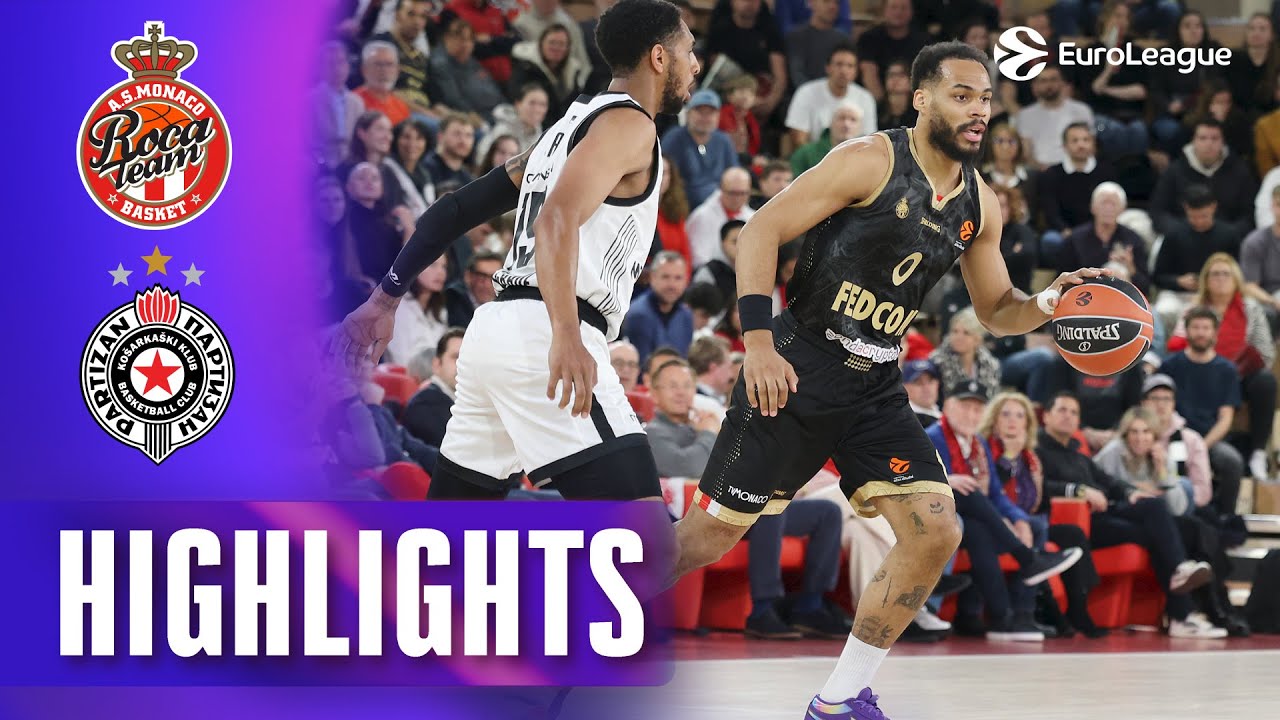Handled Before Halftime | Monaco - Partizan | R20 BASKETBALL HIGHLIGHTS 2025-26