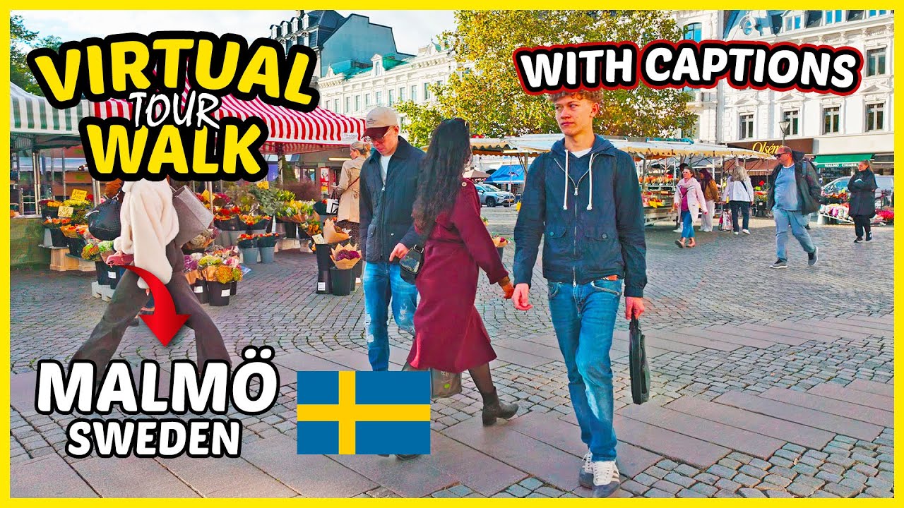 Malmö Walking Tour 🇸🇪 | Explore the City Center of Malmö, Sweden
