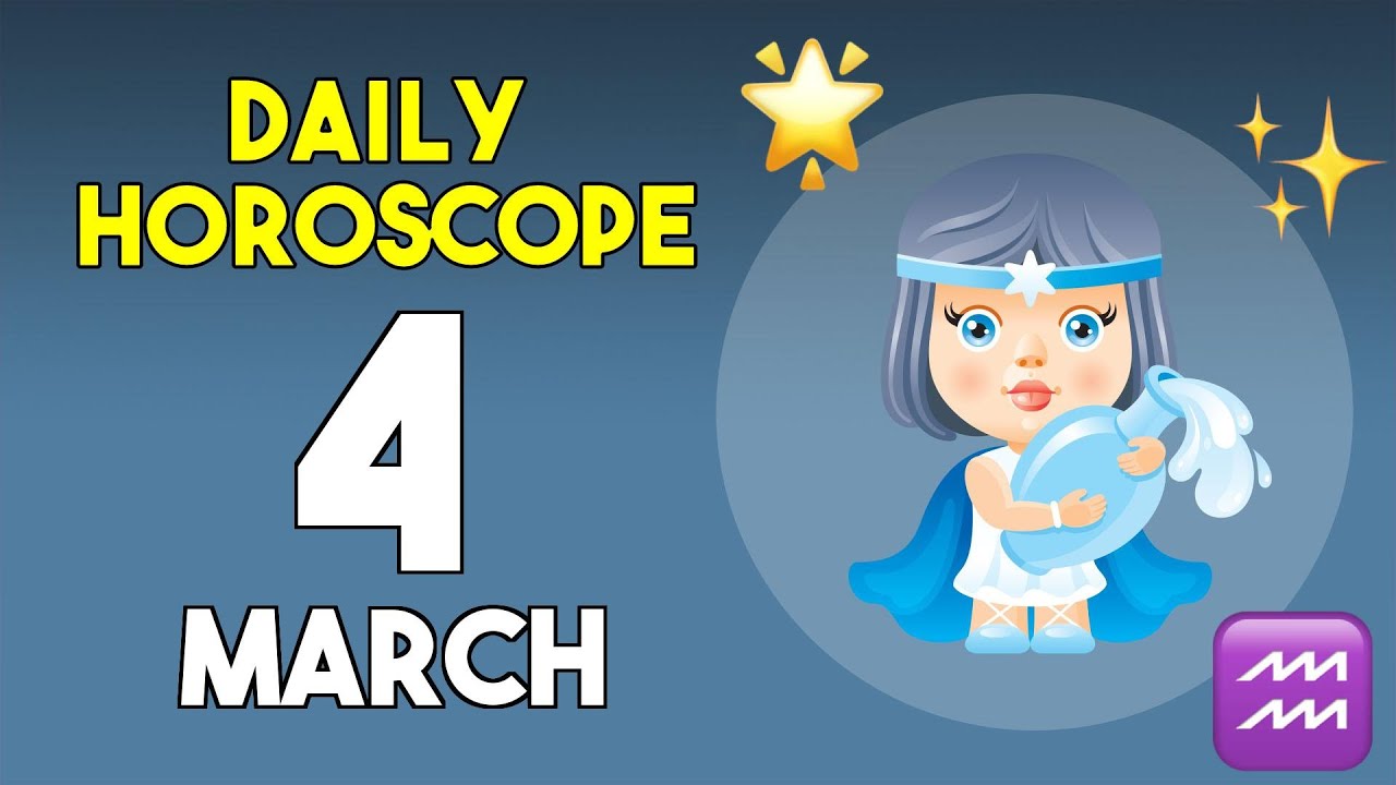 Aquarius horoscope today - March 4, 2026