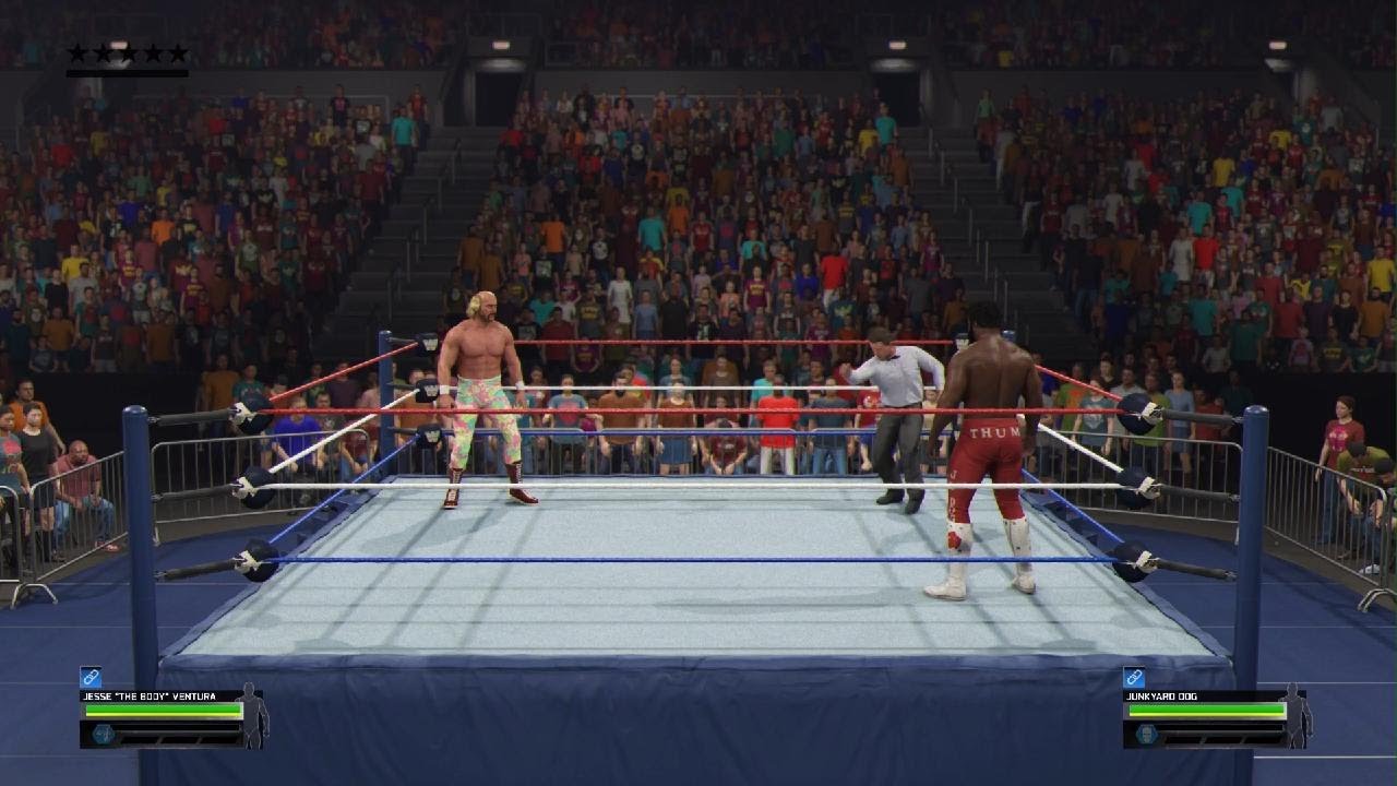 WWE 2K25 - Jesse "The Body" Ventura vs Junkyard Dog