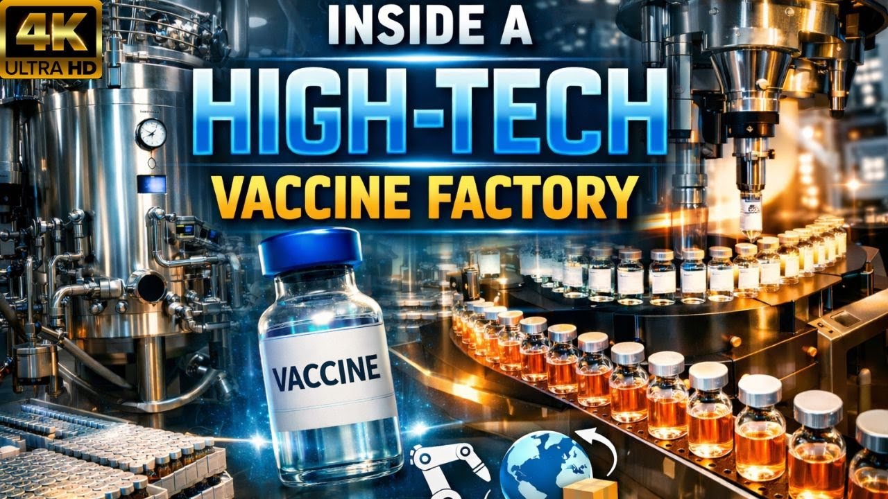 Inside a High-Tech Vaccine Factory | Mega Manufacturing Process Explained