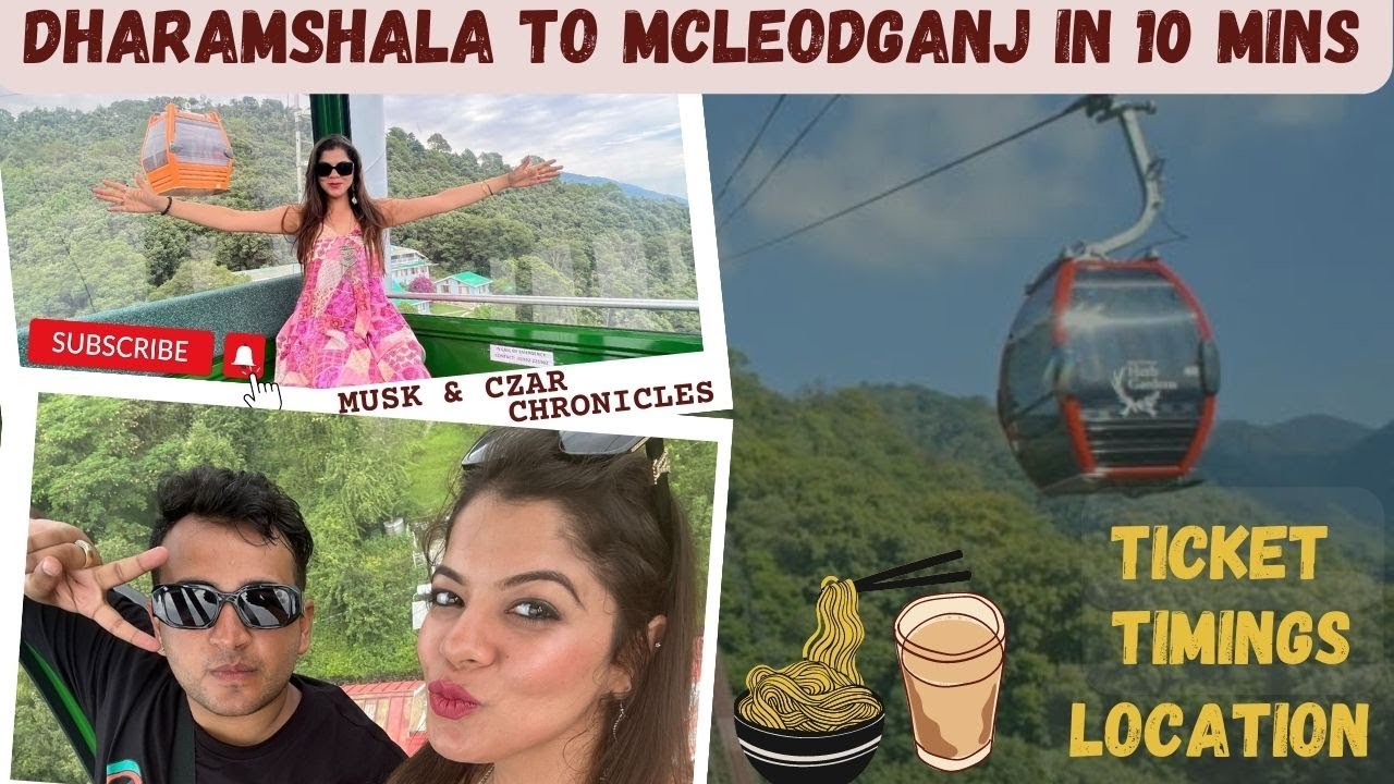 Dharamshala Skyway | Ropeway | Travel Dharamshala to McLeodganj in just 10 minutes | Cable car #vlog