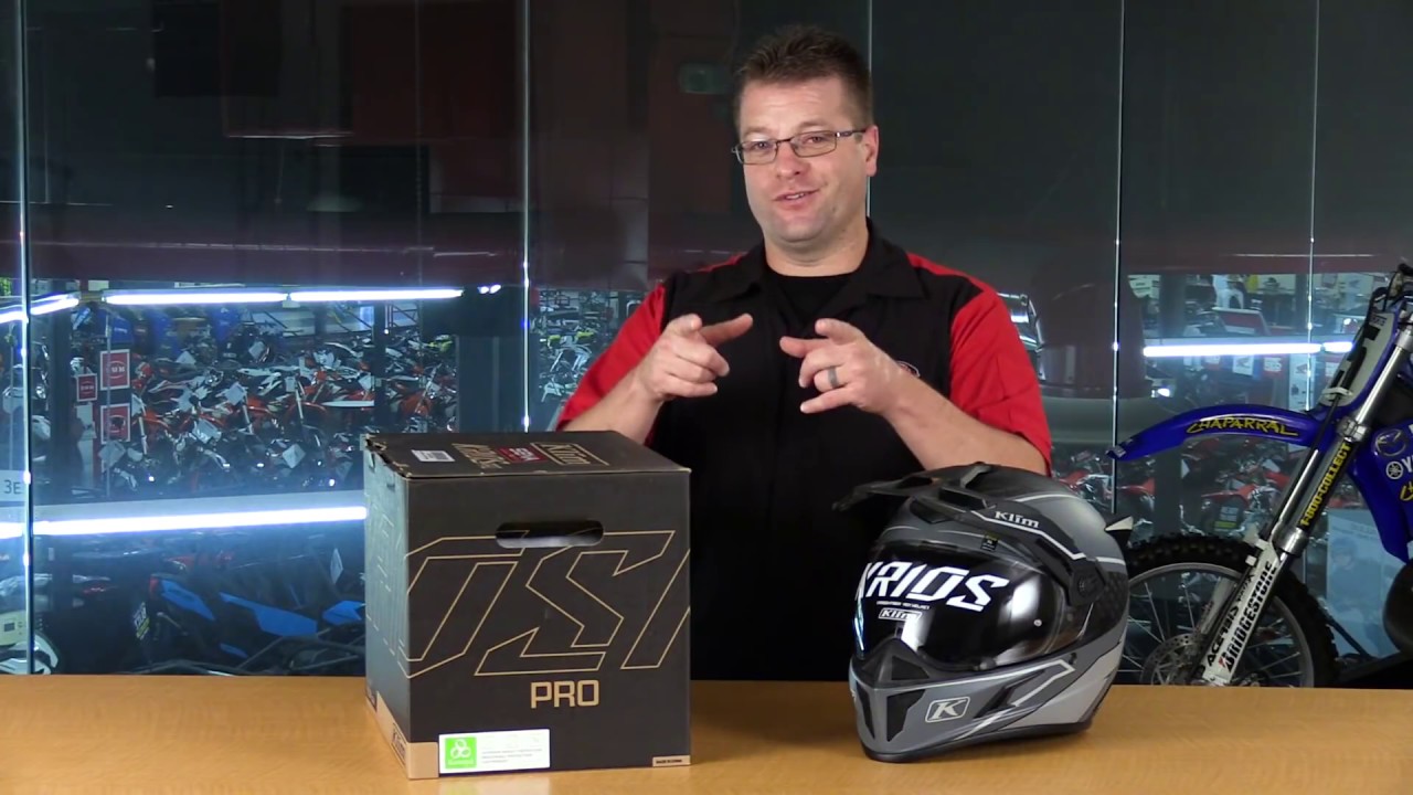 Klim Krios Pro Arsenal Dual Sport Helmet with Koroyd - 4 Helmets in 1Just 3 lbs