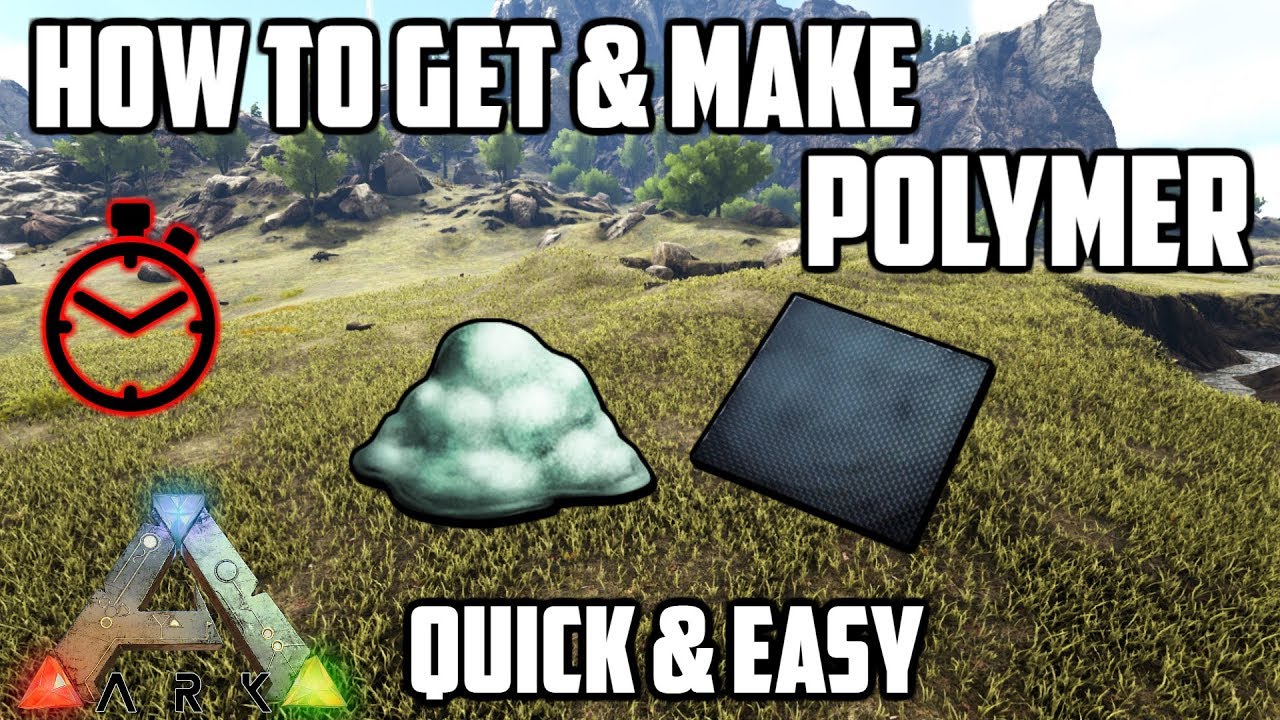 How to Make & Get Polymer | 2 Ways | Ark: Survival Evolved