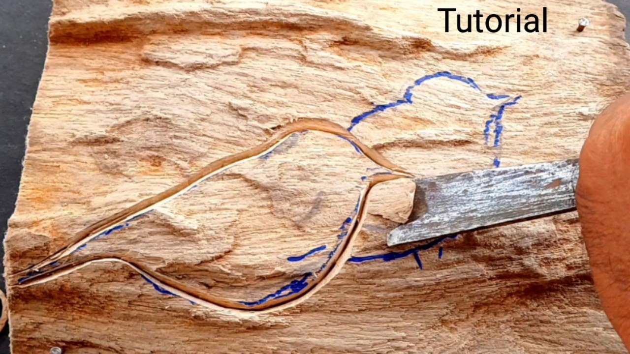 Birds out of wood || Beginners wood carving